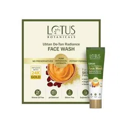 lotus botanicals Ubtan De-Tan Radiance Face Wash Infused with 24K Gold-picture-41