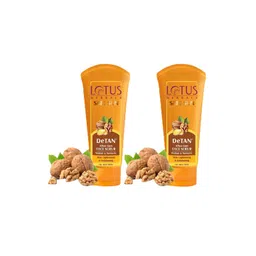 Lotus Herbals Safe Sun Set Of 2 DeTAN After-Sun Face Scrub With  Walnut & Turmeric-100g E-picture-12