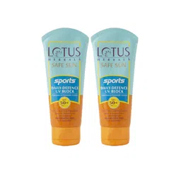 Lotus Herbals Safe Sun Set Of 2 Sports Daily Defence Sunscreen SPF50 - 80g Each-picture-36