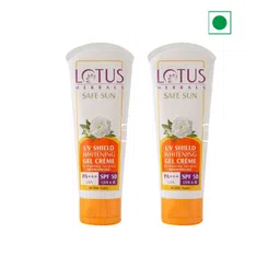 Lotus Herbals Safe Sun Set Of 2 UV Shield Whitening Gel Sunscreen SPF 50 PA++ - 100g Each-picture-34