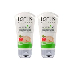 Lotus Herbals Set Of 2 Whiteglow Yogurt Skin Whitening & Brightening Mask - 80g Each-picture-27