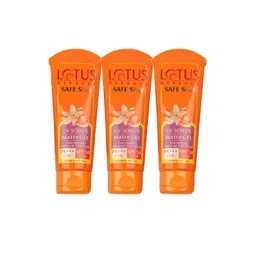 Lotus Herbals Set Of 3 Safe Sun UV Screen SPF 50 Matte Gel - 50g each-picture-19