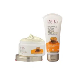 Lotus Herbals Set Of Radiance Boost Ubtan Face Mask 100 g & Boost Ubtan Face Wash 100 g-picture-33