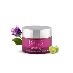 Lotus Herbals YouthRx Firm & Bright Night Cream with Bakuchiol Retinol & Vitamin C - 50g image 1