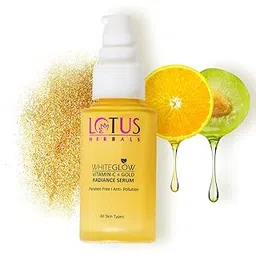 Lotus Herbals WhiteGlow Vit C and Gold Radiance Face Serum | Reduces Dark Spots | Enriched with & Gold | Smoothens Skin | Boosts Radiance | Paraben-Free | 30ml-picture-49