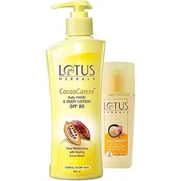 Lotus Herbals Winter Kit Cocoacaress Daily Hand & Body Lotion_250ml + Cocomoist_80ml ( Set Of 2 )-picture-11