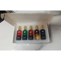 LOTUS24 Luxury Unisex Cologne Gift Set (5x20ml) | Mini Perfume Set for Women & Men | BEER, SELFISH, KISS ME, SWIFTIES & CLUB GIRL | Spicy Vanilla Body Mist & Perfume Oil-picture-51