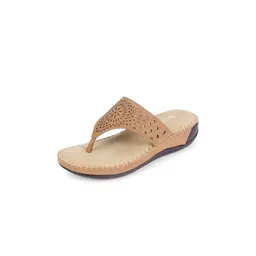 Lotusfeet Women T-Strap Flats with Laser Cuts-picture-18