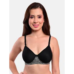 LOTUSLEAF Black & White Animal Bra Lightly Padded-picture-25