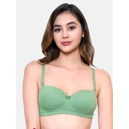 LOTUSLEAF Women Green Bra-picture-33
