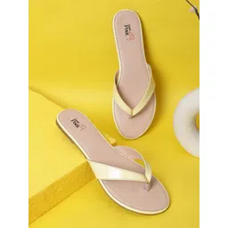 LOUD POUT Women Open Toe T-Strap Flats-picture-28