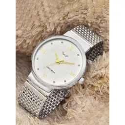 LOUIS DEVIN Men Embellished Dial & Straps Analogue Watch LD-GR078-SLV-CH-picture-32