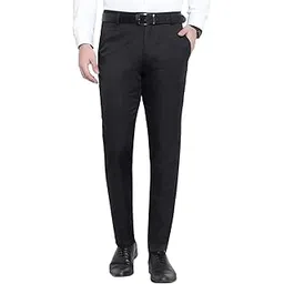 louis italio Solid Formal Pants for Men Office Wear (Plain) - Premium Regular Fit Formal Trouser for Men, Boys, Gents - Formal wear for Office Meeting, Party, Gathering-picture-12