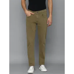 Louis Philippe Jeans Brown Cotton Slim Fit Jeans-picture-15