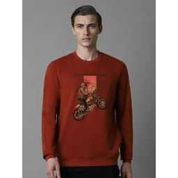 Louis Philippe Jeans Graphic Printed Cotton Pullover Sweatshirt-picture-40