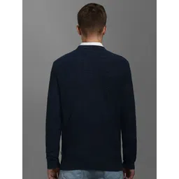 Louis Philippe Jeans Men Cable Knit Pure Cotton Pullover image 5