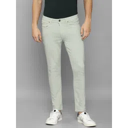 Louis Philippe Jeans Men Green Cotton Slim Fit Jeans-picture-11