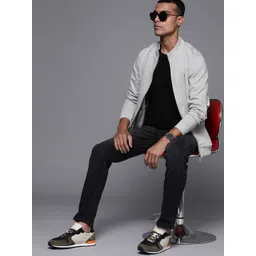 Louis Philippe Jeans Men Grey Solid Sweatshirt-picture-40