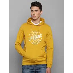 Louis Philippe Jeans Men Printed Long Sleeves Hooded Sweatshirt-picture-34