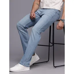 Louis Philippe Jeans Men Regular Fit Mid-Rise Light Fade Stretchable Jeans-picture-21