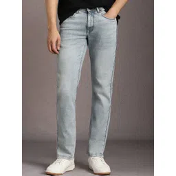 Louis Philippe Jeans Men Slim Fit Mid-Rise Heavy Fade Jeans-picture-16