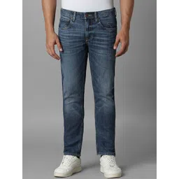 Louis Philippe Jeans Men Slim Fit Mid-Rise Light Fade Jeans-picture-27