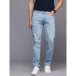 Louis Philippe Jeans Men Slim Fit Mid-Rise Light Fade Stretchable Jeans-picture-40
