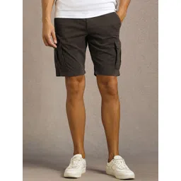 Louis Philippe Jeans Men Slim Fit Shorts-picture-35