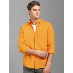 Louis Philippe Jeans Men Slim Fit Spread Collar Solid Cotton Casual Shirt-picture-17