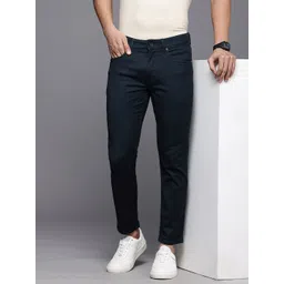 Louis Philippe Jeans Men Smart Skinny Fit Stretchable Cropped Jeans-picture-30