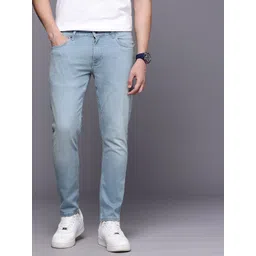 Louis Philippe Jeans Men Smart Slim Fit Light Fade Stretchable Jeans-picture-10