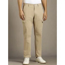 Louis Philippe Jeans Men Textured Mid-Rise Trousers-picture-38