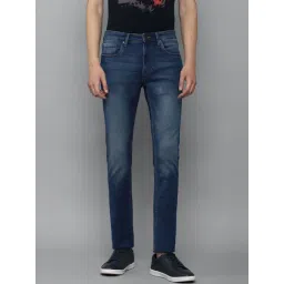 Louis Philippe Jeans Navy Slim Fit Jeans-picture-48