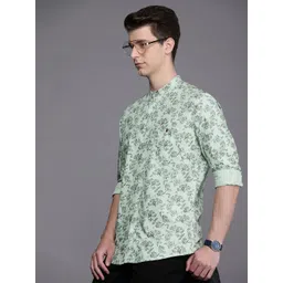 Louis Philippe Jeans Slim Fit Floral Printed Pure Cotton Casual Shirt-picture-22