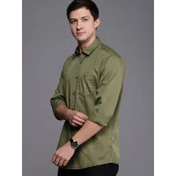 Louis Philippe Jeans Slim Fit Pure Cotton Shirt-picture-18