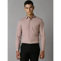 Louis Philippe Beige Slim Fit Shirt-picture-32