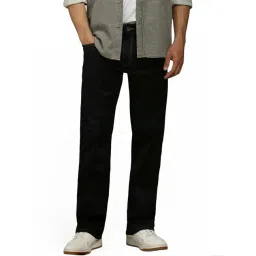 Louis Philippe Black Cotton Slim Fit Jeans-picture-43