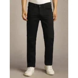 Louis Philippe Black Cotton Slim Fit Jeans-picture-10