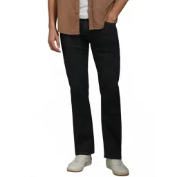 Louis Philippe Black Cotton Slim Fit Jeans-picture-44