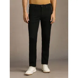 Louis Philippe Black Cotton Slim Fit Jeans-picture-24