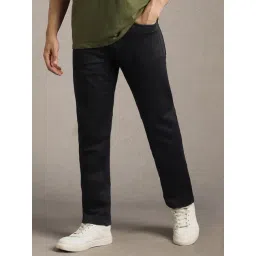 Louis Philippe Black Cotton Slim Fit Jeans-picture-21