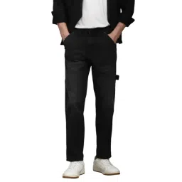 Louis Philippe Black Cotton Slim Fit Jeans-picture-40