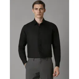 Louis Philippe Black Cotton Slim Fit Shirt-picture-42