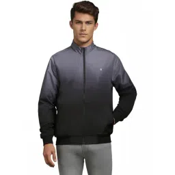 Louis Philippe Black Regular Fit Ombre Jacket-picture-41