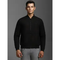 Louis Philippe Black Regular Fit Printed Jacket-picture-19