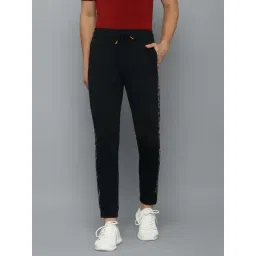 Louis Philippe Black Slim Fit Joggers-picture-23