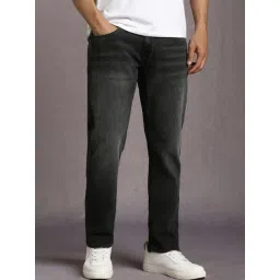 Louis Philippe Black Slim Fit Solid Jeans-picture-33