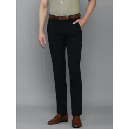 Louis Philippe Black Slim Fit Trousers-picture-35