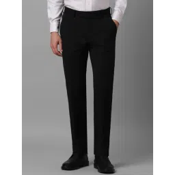 Louis Philippe Black Slim Fit Trousers-picture-27