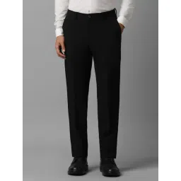 Louis Philippe Black Slim Fit Trousers-picture-32